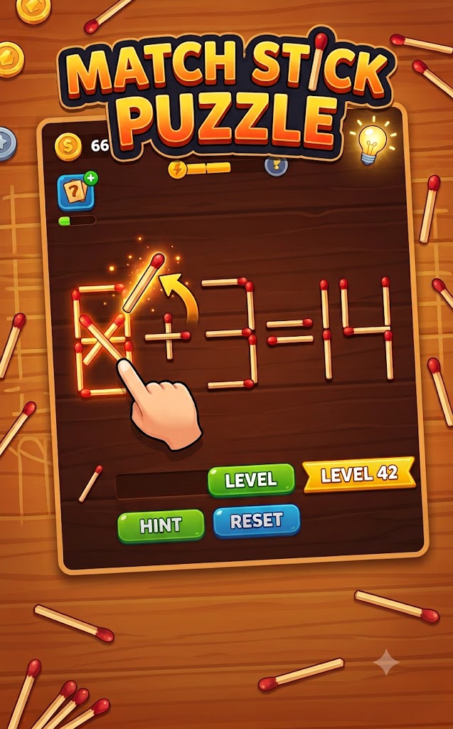 Play Matchstick Puzzle Game