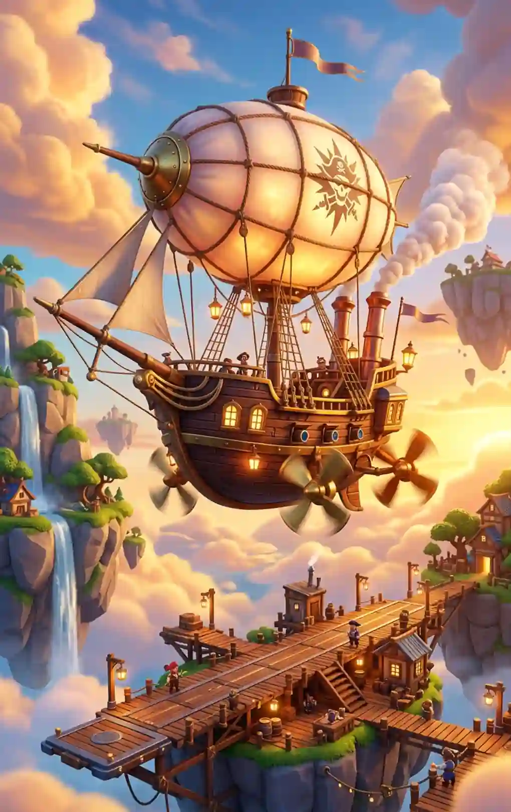 Play Sky Pirates: Airship Landing