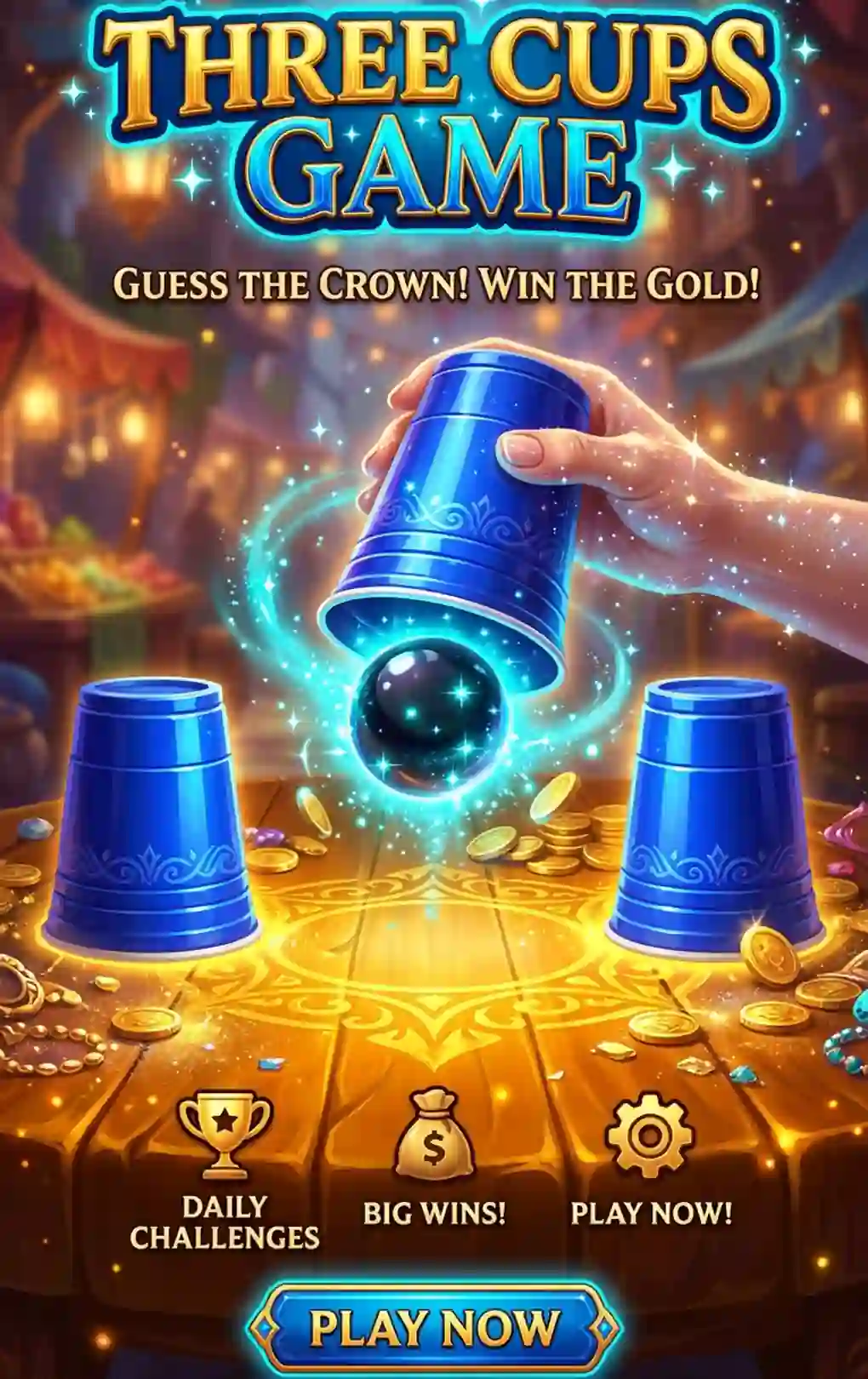 Play Three Cup Game