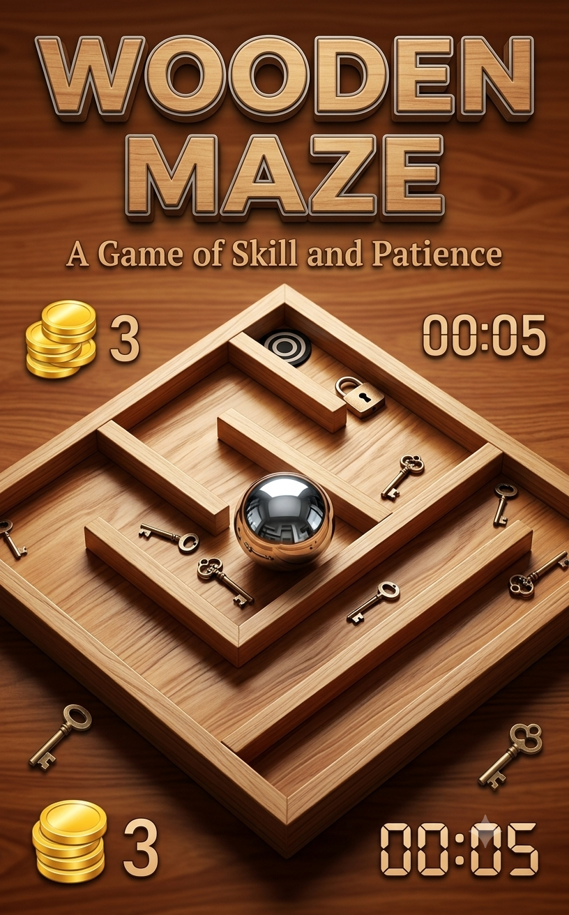 Play Wooden Ball Maze